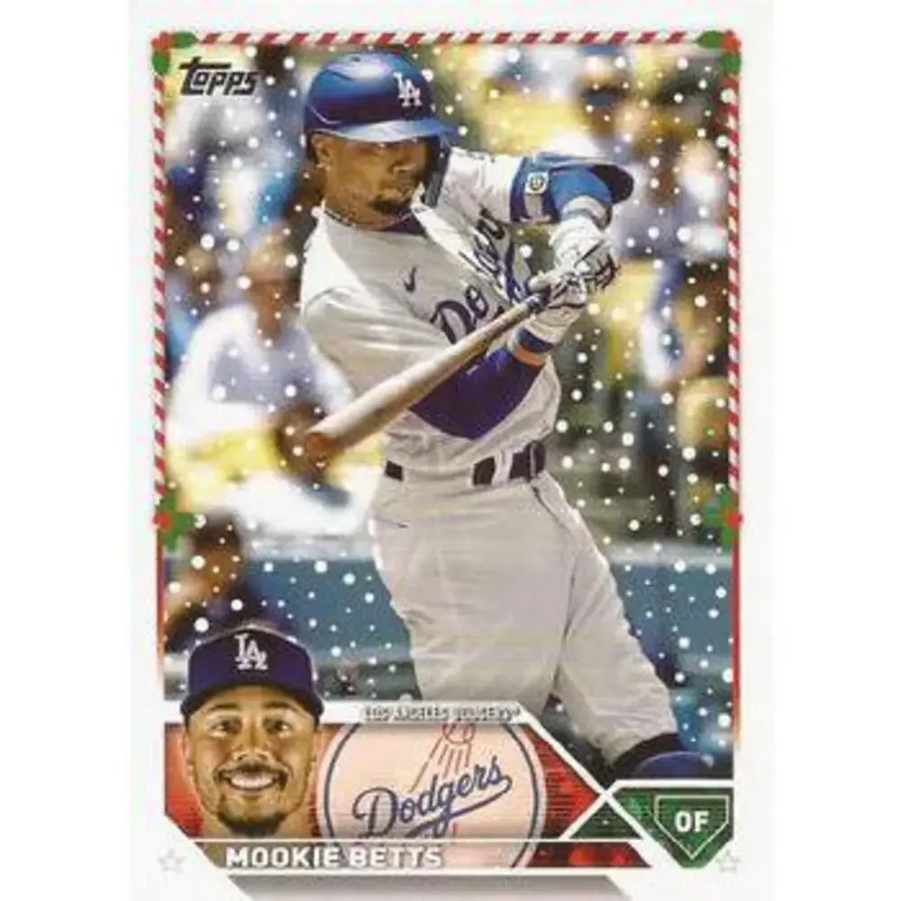 2023 Topps Holiday Mookie Betts H57 Los Angeles Dodgers